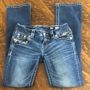 Miss Me signature boot medium wash jeans